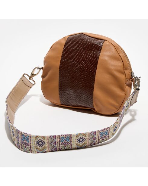 Sac bandoulière Sunrise marron/brun - 25x6x22 cm