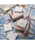 Décor parfumé et concentré de parfum Escale à Sintra Figuier Dolce blanc - 7x7x1.3 cm