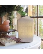 Décor parfumé et concentré de parfum Escale à Sintra Figuier Dolce blanc - 7x7x1.3 cm