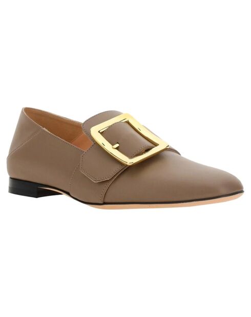 Mocassins en Cuir Janelle marron