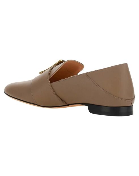 Mocassins en Cuir Janelle marron