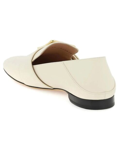 Mocassins en Cuir Janelle écrus