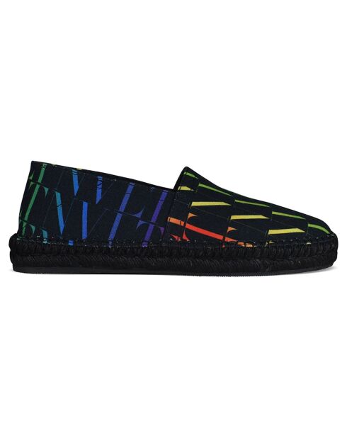 Espadrilles noir/multicolore
