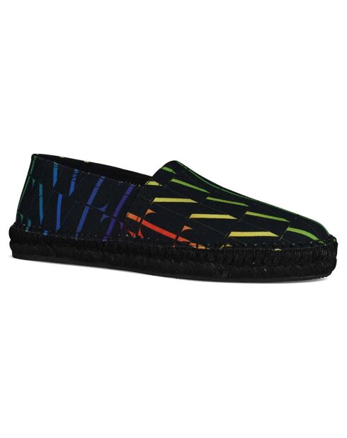 Espadrilles noir/multicolore