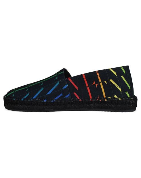 Espadrilles noir/multicolore
