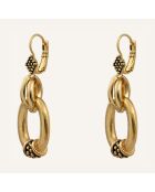 Boucles d'oreilles Spring Links dorées