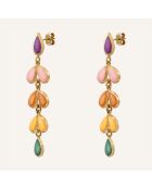 Boucles d'oreilles Summer of Love dorées