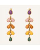 Boucles d'oreilles Summer of Love dorées