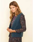 Gilet en Laine mélangée Irys céladon