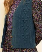 Gilet en Laine mélangée Irys céladon
