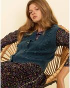 Gilet en Laine mélangée Irys céladon