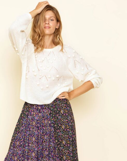 Top en Laine mélangée Julian écru