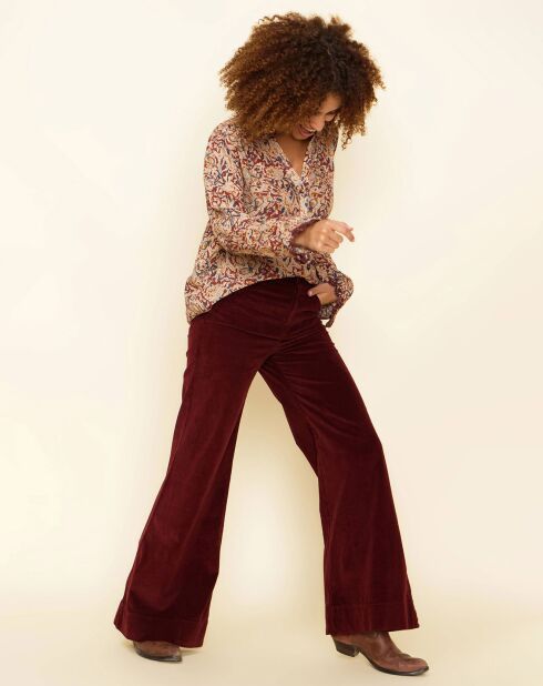 Pantalon Shouks grenat