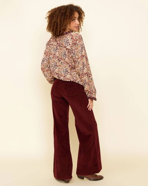 Pantalon Shouks grenat