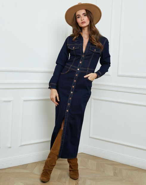 Robe Opex bleu brut
