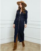 Robe Opex bleu brut