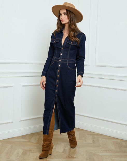 Robe Opex bleu brut