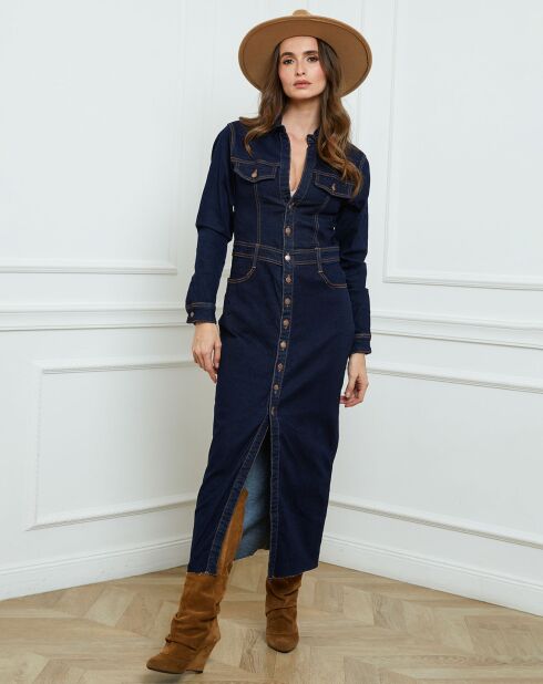 Robe Opex bleu brut
