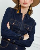 Robe Opex bleu brut