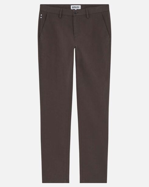 Pantalon en Coton cacao