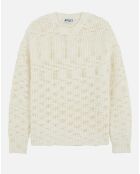 Pull en Laine mélangée lait