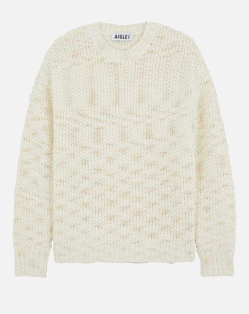 Pull en Laine mélangée lait
