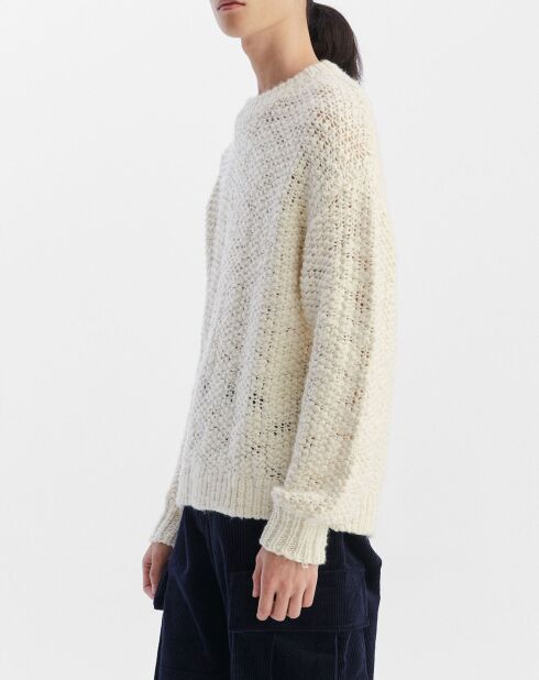 Pull en Laine mélangée lait