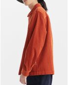 Surchemise en Velours côtelé 100% Coton clay