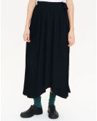 Jupe plissée noire