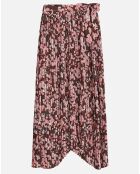 Jupe plissée imprimée avocat