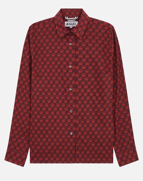 Chemise 100% Coton imprimée fire