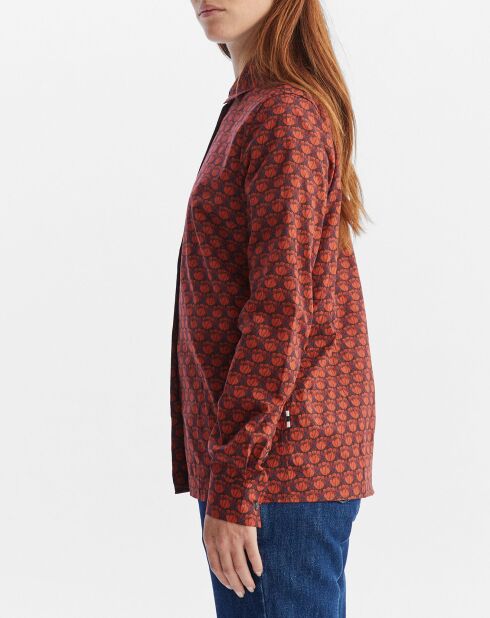 Chemise 100% Coton imprimée fire
