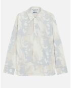 Chemise 100% Coton imprimée lait