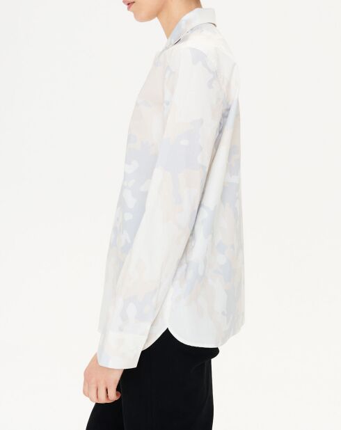 Chemise 100% Coton imprimée lait