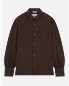 Chemise fluide cacao