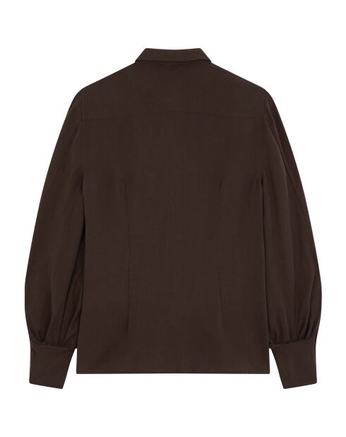 Chemise fluide cacao
