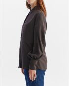 Chemise fluide cacao