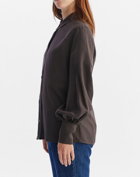 Chemise fluide cacao