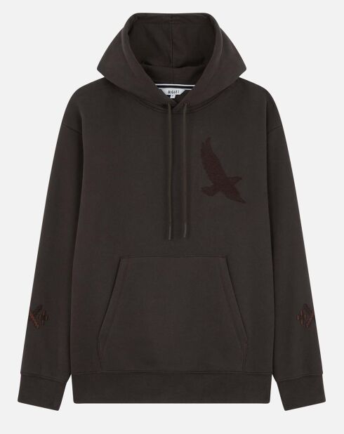 Sweat à capuche cacao