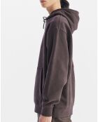 Sweat à capuche cacao