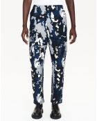 Pantalon 100% Coton imprimé noir