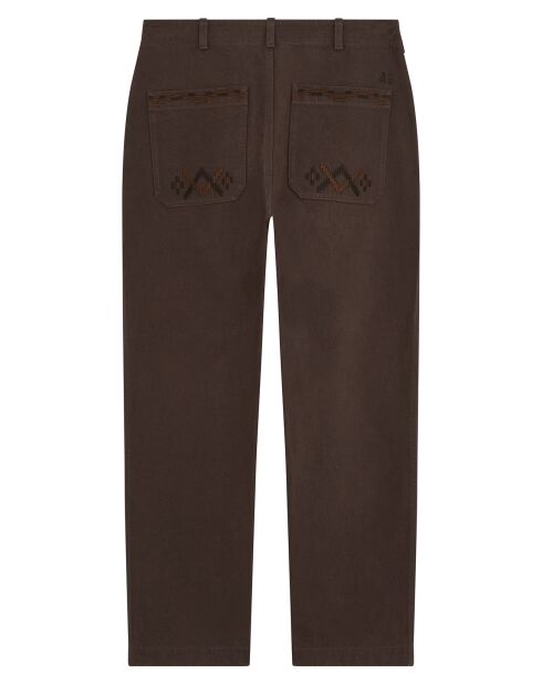 Pantalon 100% Coton cacao
