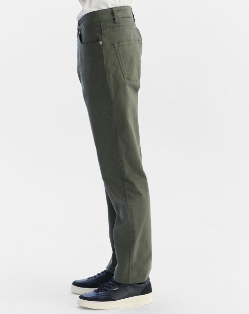 Pantalon 100% Coton avocat