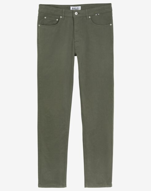 Pantalon 100% Coton avocat