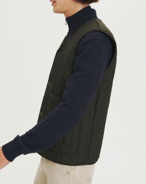 Veste sans manches matelassée avocat