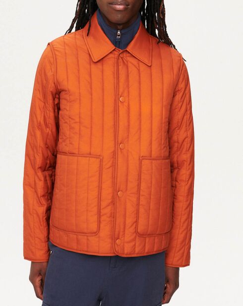 Veste matelassée golden brown