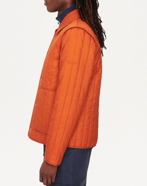Veste matelassée golden brown