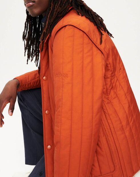 Veste matelassée golden brown