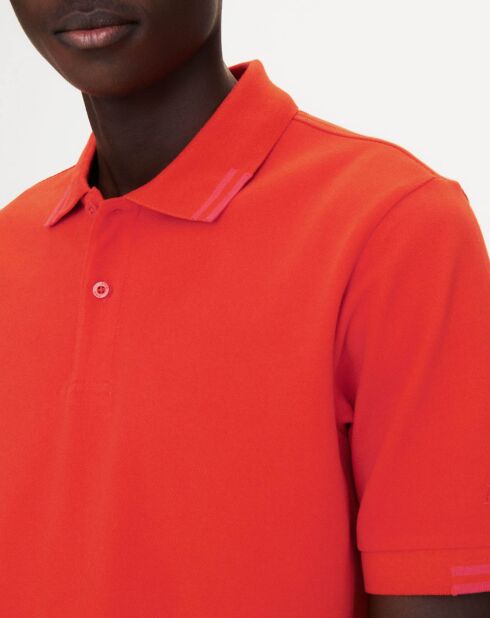 Polo 100% Coton poivron