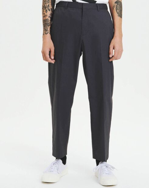 Pantalon en Coton mélangé charbon